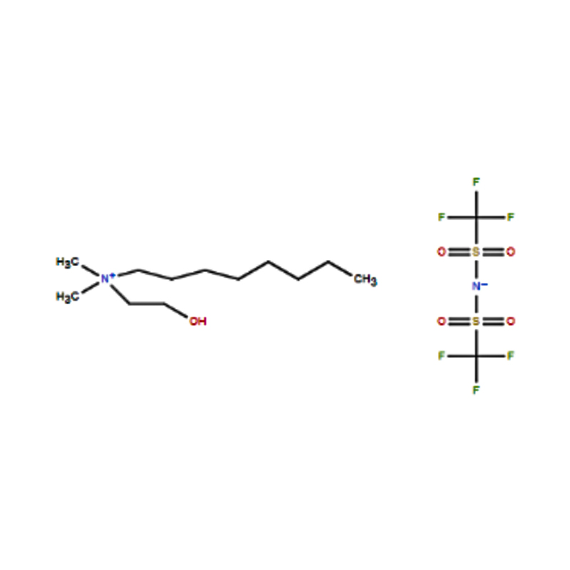 N, N-dimetyl-N-hydroxyetyl-N-oktylbis (trifluórmetyl) sulfonimidová soľná soľ